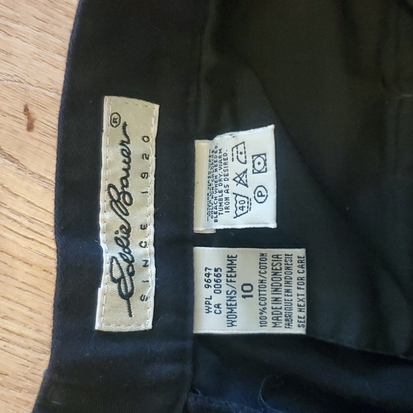 Eddie Bauer women's black shorts size 10 - Picture 5 of 13